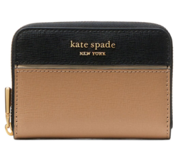 Kate Spade Morgan Color Block Zip Card Case Coin Leather Wallet ~NWT~ - $77.22