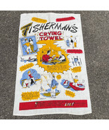 Fisherman&#39;s Crying Towel Pioneer Trading Co. Chicago IL.  28&quot; X 16&quot; - £13.18 GBP