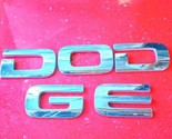 2002-2008 DODGE RAM 1500 2500 TAILGATE EMBLEM LOGO CHROME LETTERS OEM  - $21.60