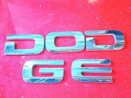 2002-2008 Dodge Ram 1500 2500 Tailgate Emblem Logo Chrome Letters Oem - £17.26 GBP