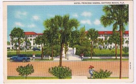 Florida Postcard Daytona Beach Hotel Princess Issena - £1.66 GBP