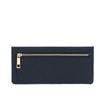Customized Letters Pebble Pattern Cow Leather Women&#39;s Ultra-Thin Long Wallet Zip - £57.44 GBP