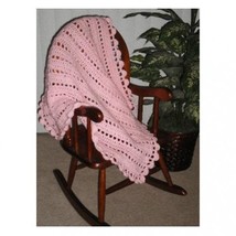 ALL STITCHES - LACEY CROCHET BABY BLANKET PATTERN - 051A - £2.16 GBP