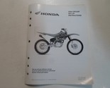 2004 Honda CRF230F Set Up Istruzioni Manuale Sciolto Foglia Moto Fabbric... - $18.37