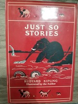 1978 Just So Stories Rudyard Kipling Hardcover Book Red Dust Jacket Animal Story - £3.52 GBP