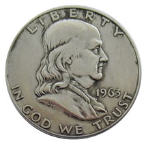U.S. Half Dollar Franklin 35 Different Models Optional (1948-1963) Silver Plated - £5.78 GBP