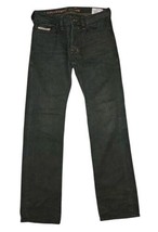 Diesel Mens Jeans Safado Regular Slim Straight Button Fly Denim Green Si... - $42.75