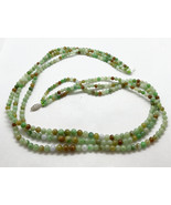 Natural Untreated Burmese Type A Jade Bead Necklace, With Authentication... - $975.00