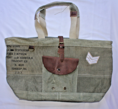 Sun&#39;N&#39;Sand - UCHI -  Large Shoulder Tote Heavy Canvas And Leather 23W x ... - $656.32 MXN