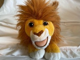 1993 Mattel Disney Simba Lion King Roaring 12" Plush Puppet See Video Works - $21.20