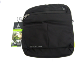 Travelon Anti-Theft Active Small Crossbody Messenger Bag, Black - NEW - $34.60