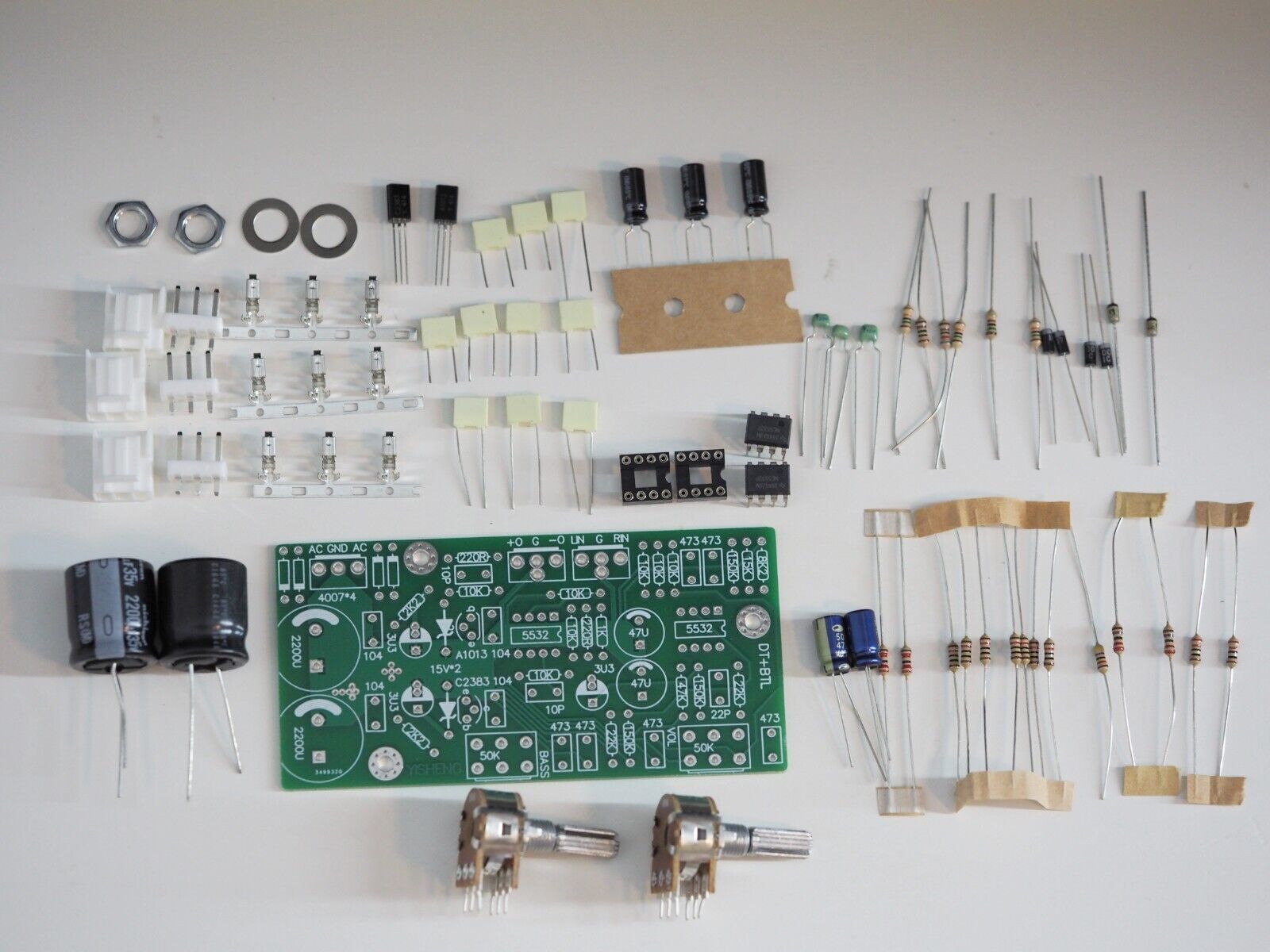 Low Pass electronic crossover kit for subwoofer freq 50Hz to 150Hz adjus... - $12.19