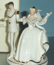 Lenox Disney Cinderella &amp; Prince Magical Moment Wedding Cake Topper Figu... - $163.85