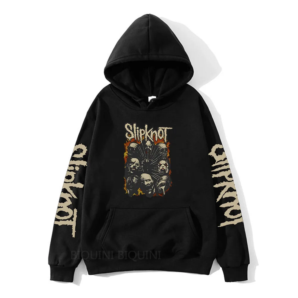 Slipknots Hoodies Horror Autumn Winter Mens s Graphic Clothes Male Stree... - £104.00 GBP