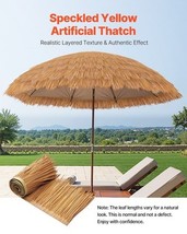 1.3x32.8 ft Artificial Thatch Roofing Mexican Style Tiki Hut Grass Skirt... - $70.67