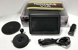 TomTom VIA 1435S 4.3&quot; LCD Car Portable GPS System USA/Canada/Mexico Maps 1435 - £48.71 GBP