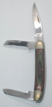 Vintage Frost Cutlery 3 Blade Folding Pocket Knife Never sharpened 2.5&#39;&#39;... - $10.88