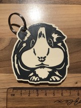Guinea Pig Keyring Key Ring Keychain Key Fob Chain Cavy Emblem - $12.00