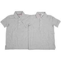 French Toast Kids Gray Polo Shirt Set of 2 Size XS 4/5 Uniform for School - $7.70