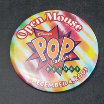 Disney Pop Century Resort Open Mouse Cast Exclusive Button Pin 2003 - £14.77 GBP