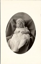 RPPC Infant Child Cameo Portrait Postcard U2 - £5.45 GBP