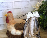 Vintage nesting hen basket checked decor rm05623 thumb155 crop