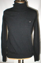 NWT New Womens XS Designer See By Chloe Black Cashmere Wool Sweater Turtleneck  - £478.32 GBP
