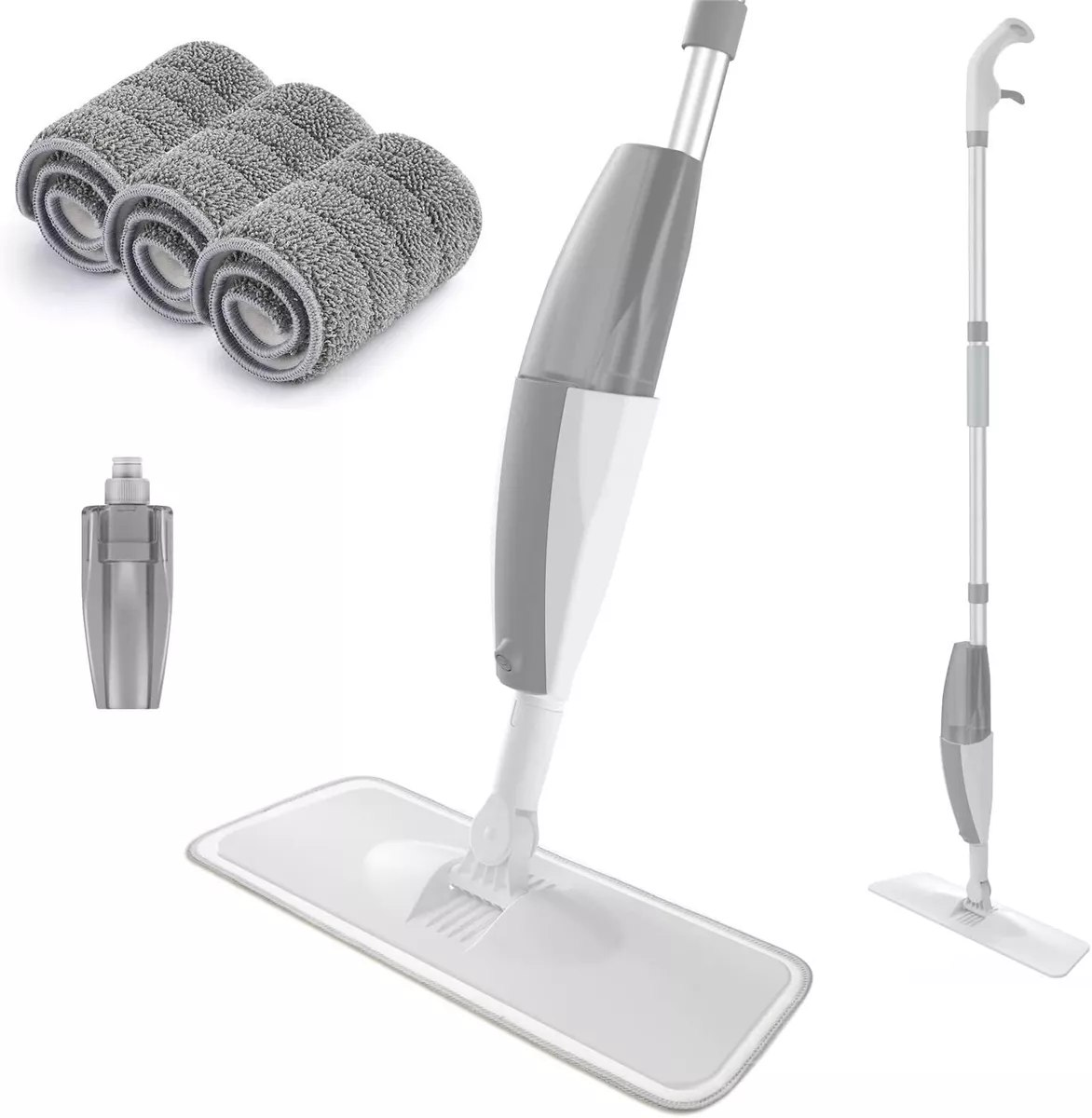 Spray Mops For Floor Cleaning Ergonomic Wet Dry Refillable Tank Microfiber Pads - £37.90 GBP