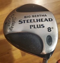 Callaway Big Bertha Steelhead Plus 8° Driver RH 44&quot; Firm Flex Graphite S... - $27.71