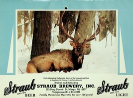 Straub Brewery, Inc. (St Mary&#39;s, PA) 12-month 1998 Calendar &amp; Recipes: P... - $7.96