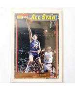 1992 John Stockton #101 All Star Topps NBA Sports Card Ungraded Vintage ... - $14.99