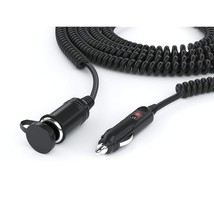 Cigarette Lighter Extension Cord 12V Car Charger Socket Power Plug Cable... - $22.99