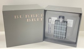 Burberry Brit For Men 4Pcs In Set - New With Black Box - £135.88 GBP