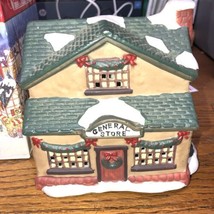 Vtg Christmas Winter Valley Cottages “General Store Porcelain W/ Box - £14.70 GBP