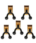 5 NEW Guitar Wall Mount Hanger Stand Holder Hooks Display Acoustic Elect... - £48.60 GBP