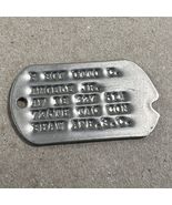 Vintage Dog Tag Sergeant 726th Tactical Command Shaw Airforce Base 1950s... - $49.53 CAD