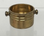 Dollhouse Miniature Decorative Brass 1&quot; Kitchen Cooking Pot Pan with Han... - $12.38