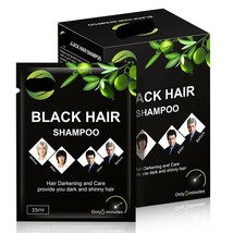 10 PCS Black Hair Shampoo Instant Hair Dye for Men Women Black Color 5 m... - $136.89 MXN