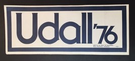 Vintage 1976 MORRIS UDALL for President Campaign BUMPER STICKERS - $8.00