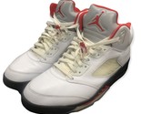 Nike Shoes Jordan 5 retro fire red silver tongue 328187 - £103.43 GBP