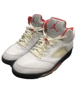 Nike Shoes Jordan 5 retro fire red silver tongue 328187 - £103.67 GBP