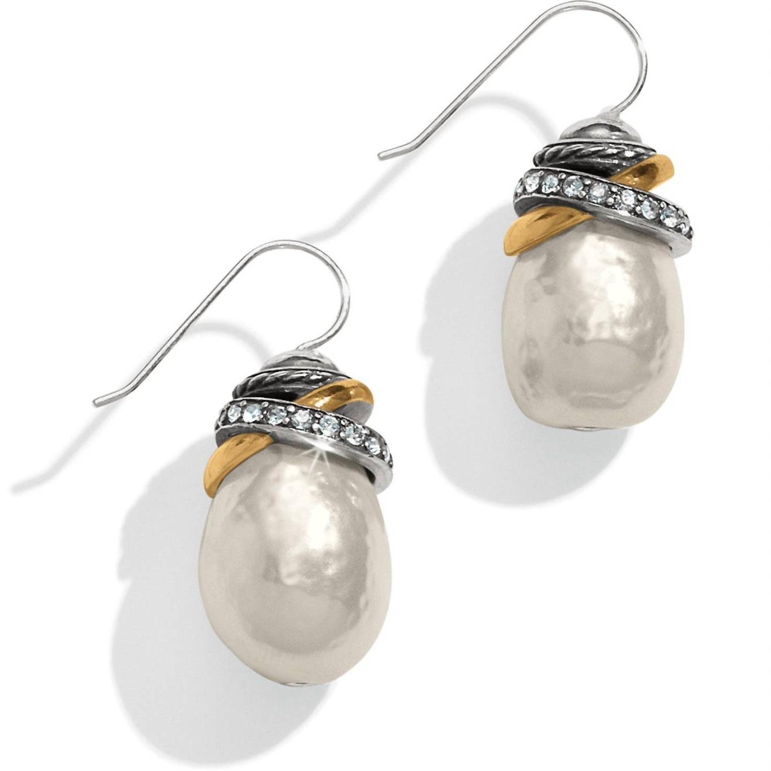 Brighton women&#39;s neptune&#39;s rings pearl earrings size One Size - $47.52