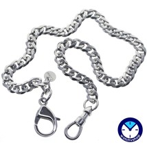 Stainless Steel Pocket Watch Chain Swivel Albert Clasp Albert Chain  FCS83 - $22.00