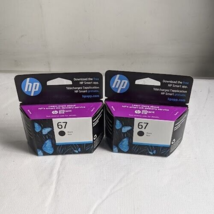 2 PACK HP 67 Ink Cartridge Series - $23.74