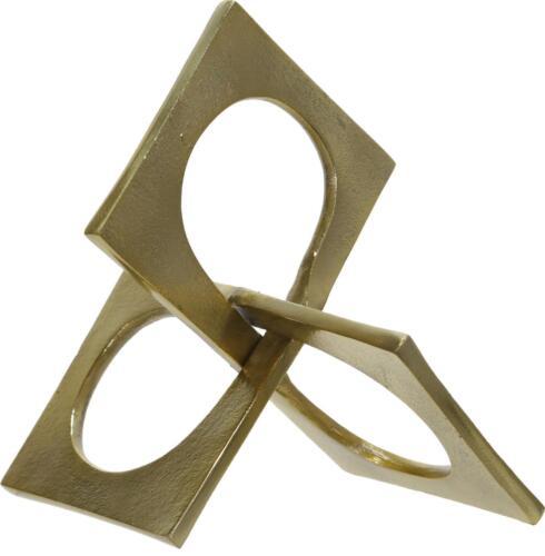 Primary image for Sculpture GLAM Contemporary Gold Aluminum