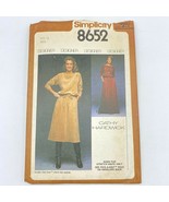 1970s Dress Sewing Pattern Designer Cathy Hardwick Bust 36 Simplicity 86... - £6.53 GBP