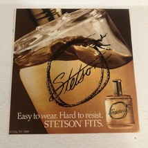 1982 Stetson Cologne Vintage Print Ad pa18 - $7.91