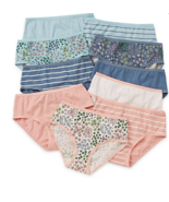 Thereabouts  Big Girls  Plus Size 10 Pack Brief Panty - £15.95 GBP