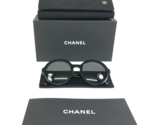 CHANEL Sunglasses 5522-U c.501/48 Polished Black Round Thick Rim Frames 140 - $280.28