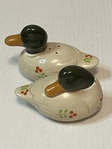 Lefton Mallard Duck Vintage Salt &amp; Pepper Shakers 1987 Matching Pair Cou... - $11.83